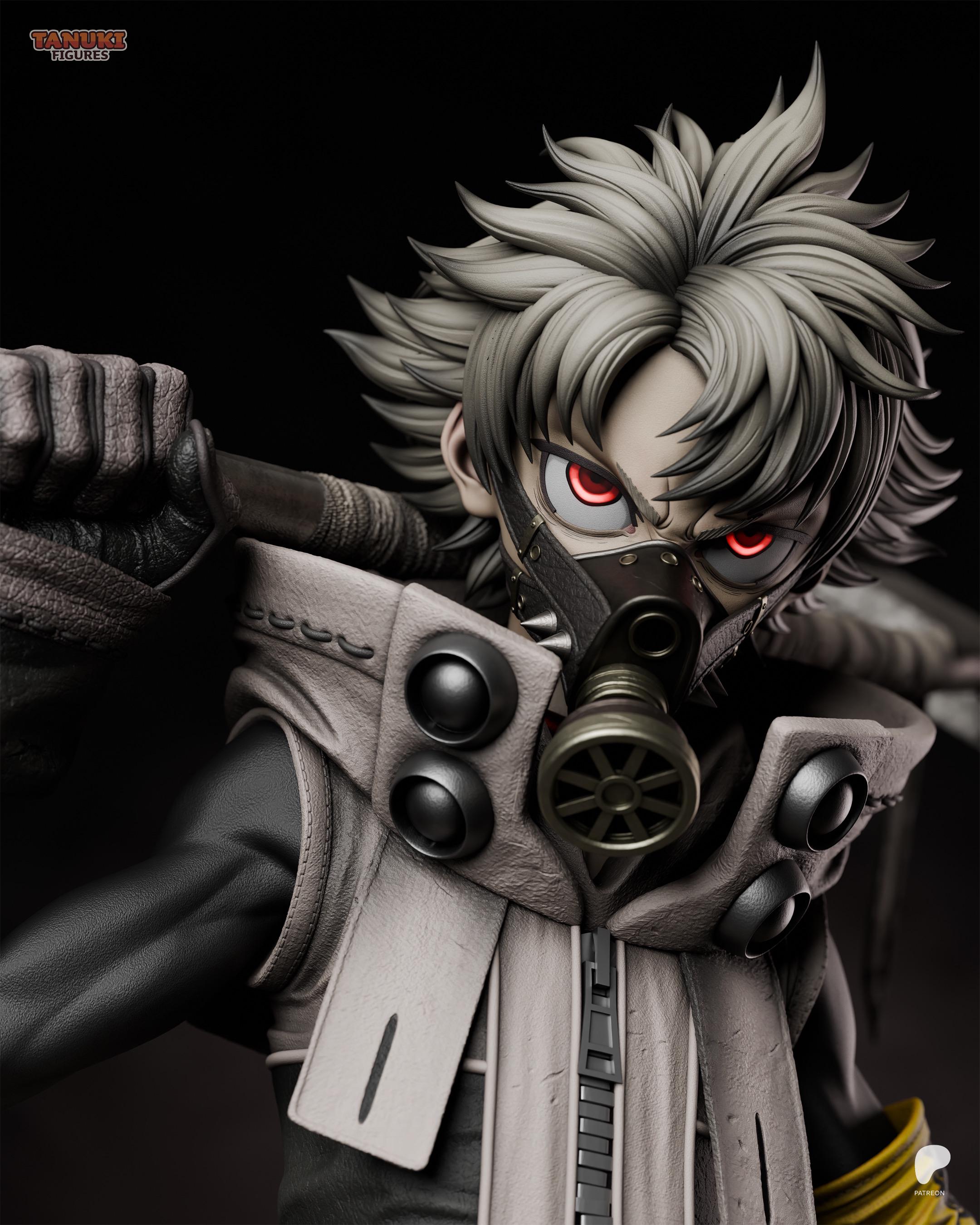 The Forsaken Scrapper - Anime Dark Fantasy Post Apocalyptic Rudo Resin Figure 16K