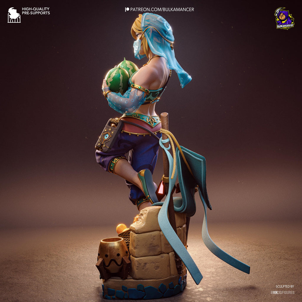Veil Of Gerudo - Fantasy Elf Desert Gerudo Link Resin Figure 16K