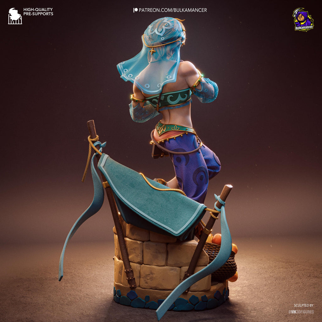 Veil Of Gerudo - Fantasy Elf Desert Gerudo Link Resin Figure 16K