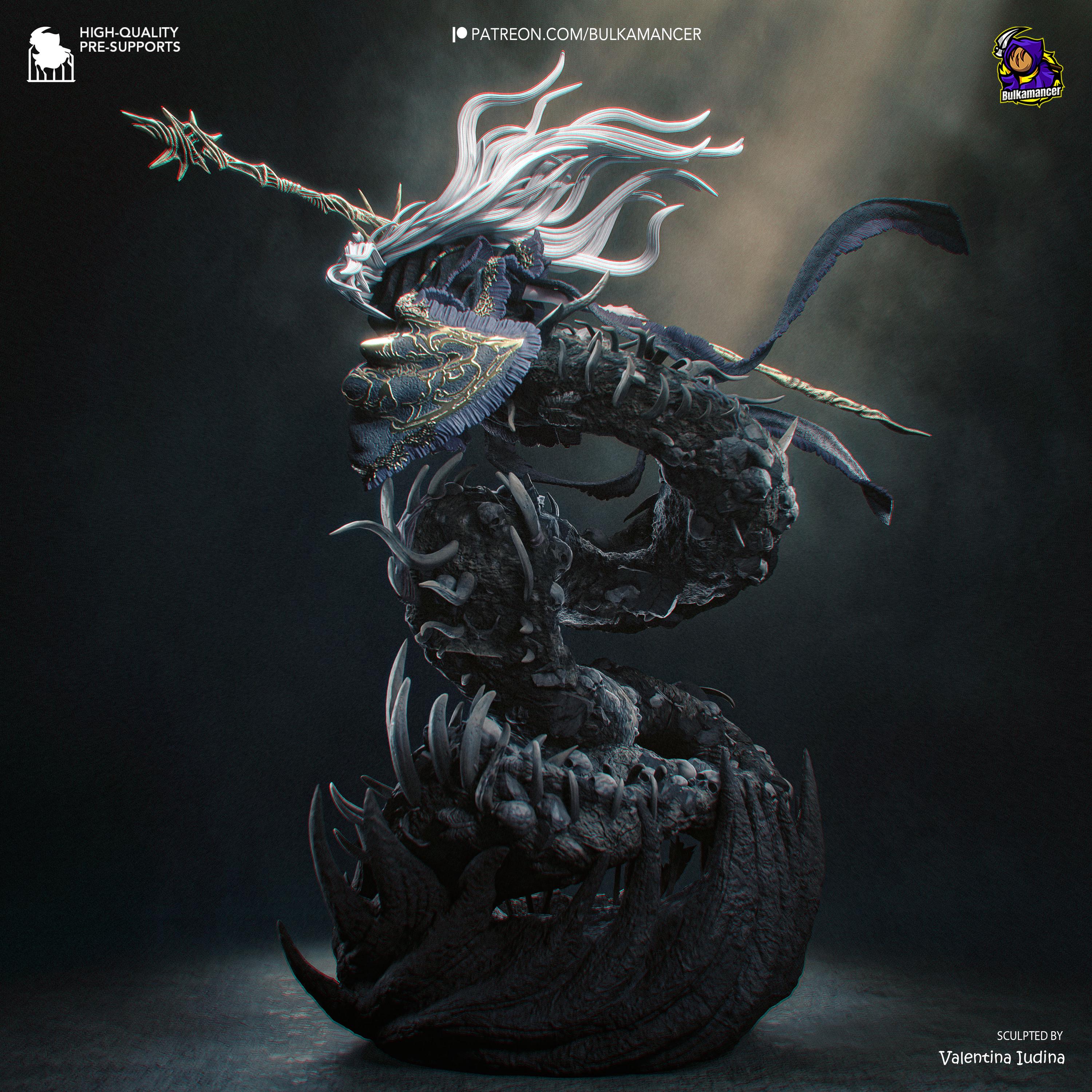 Devourer Of Gods - Dark Fantasy Boss Aldrich Resin Figure 16K