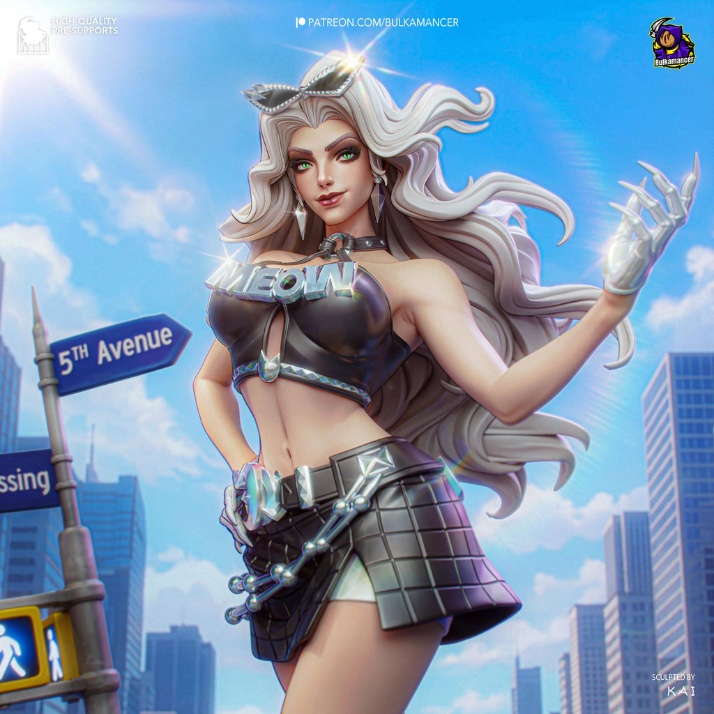 Fortune’s Thief - Comic Character Hero Thief Black Cat Resin Figure 16K