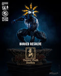 Buried Rescue - Comic Superhero Last Hunt Black Suit Spider-Man Resin Figure 16K