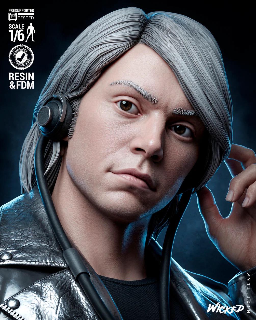 Silver Velocity - Comic Supehero Speedster Quicksilver Resin Figure 16K