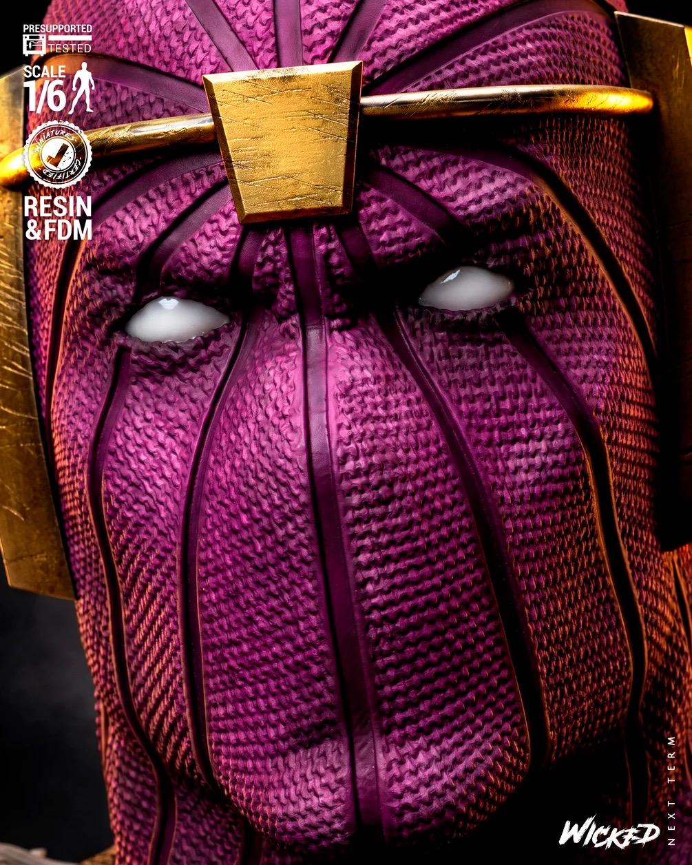 The Purple Mask - Comic Villian Hydra Baron Zemo Resin Figure 16K