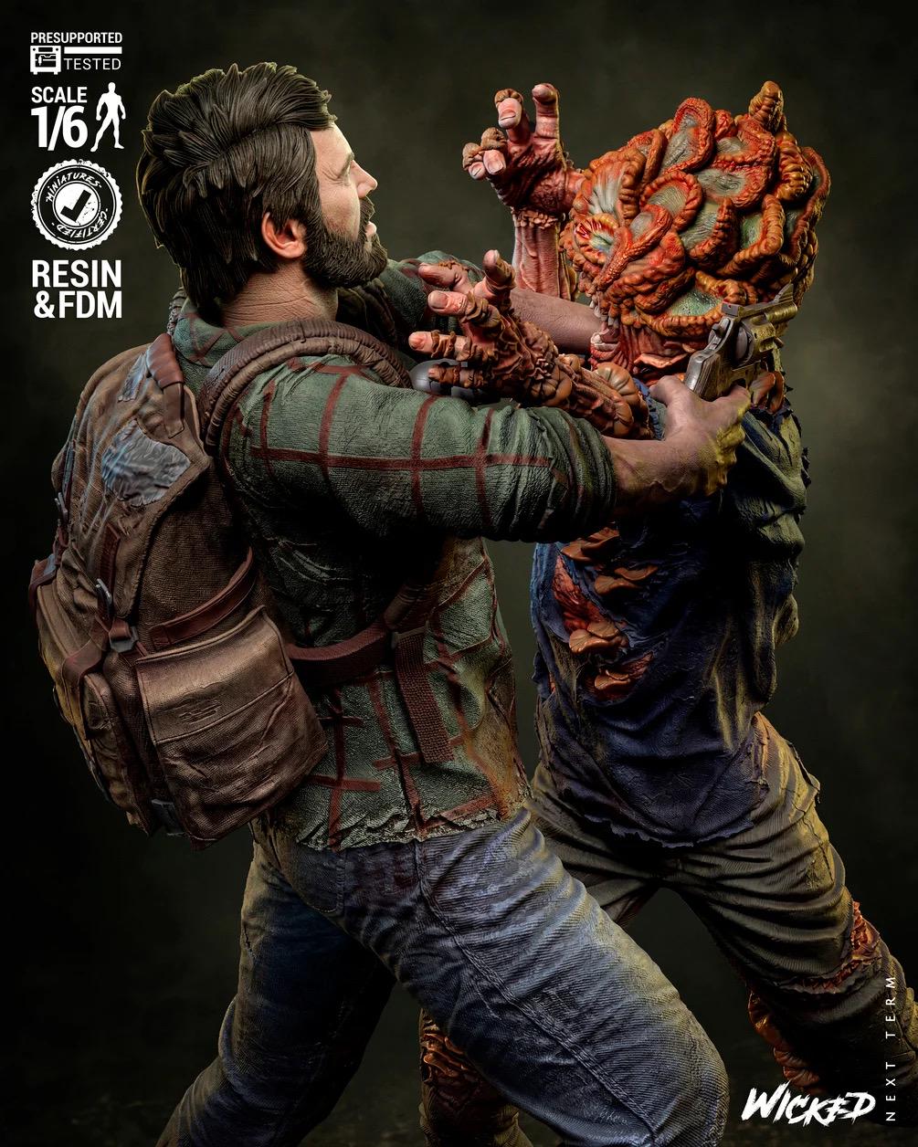 A Father’s Promise - Zombie Apocalypse Survivor Joel Resin Figure 16K