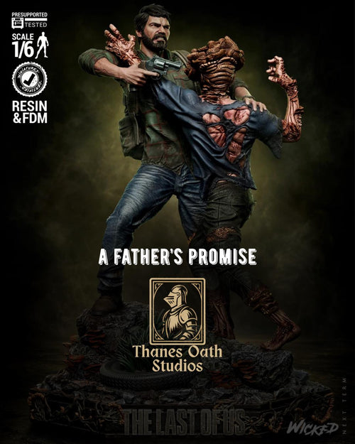 A Father’s Promise - Zombie Apocalypse Survivor Joel Resin Figure 16K
