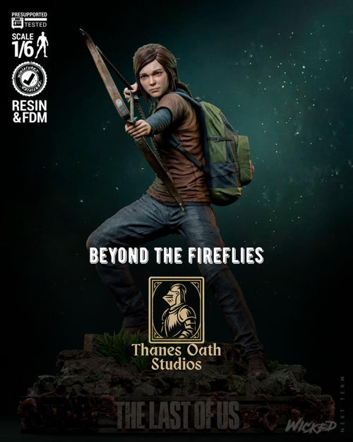 Beyond The Fireflies - Zombie Apocalypse Survivor Ellie Resin Figure 16K