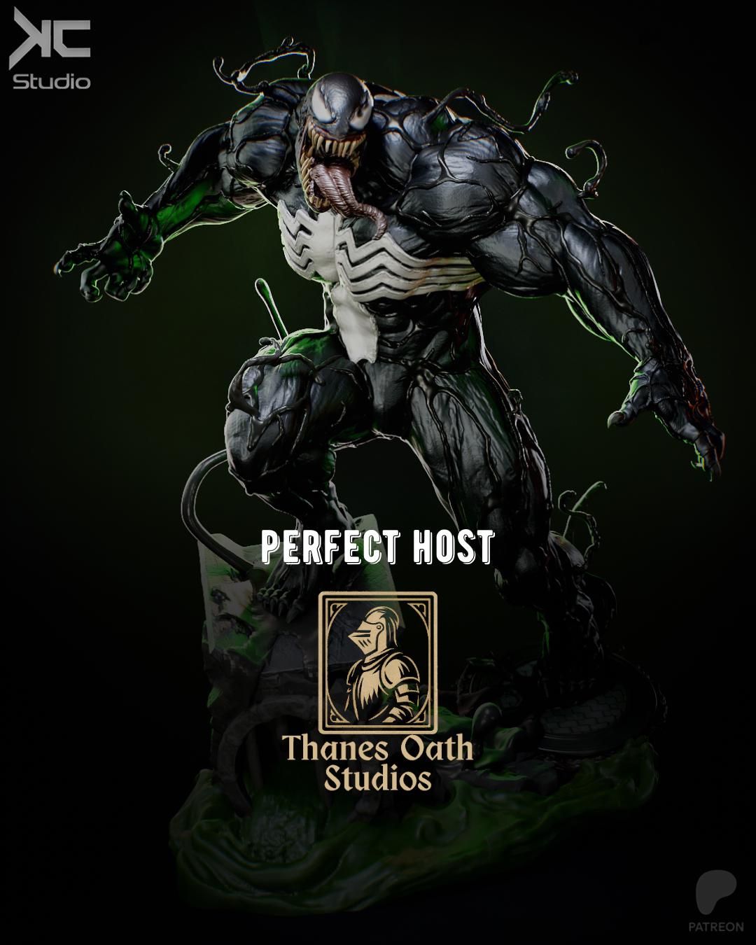 Perfect Host - Comic Alien Villian Symbiote Venom Resin Figure 16K