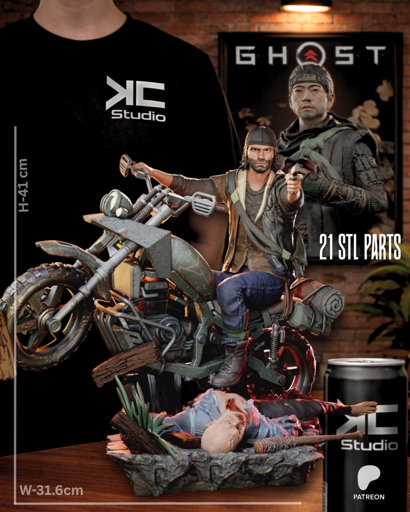 Drifter - Zombie Outbreak Survivor Deacon St. John Resin Figure 16K