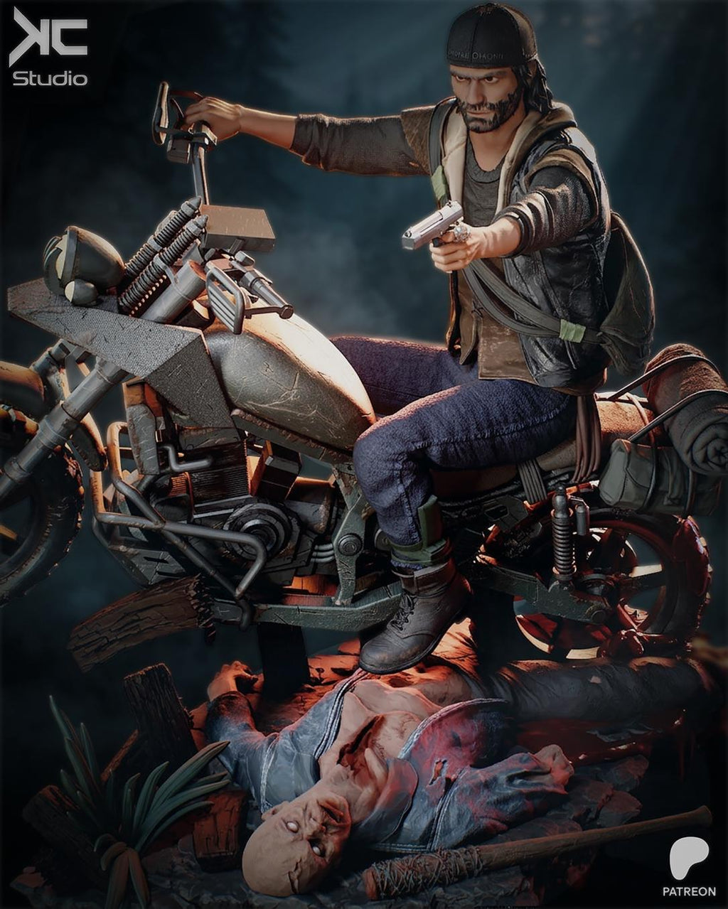Drifter - Zombie Outbreak Survivor Deacon St. John Resin Figure 16K