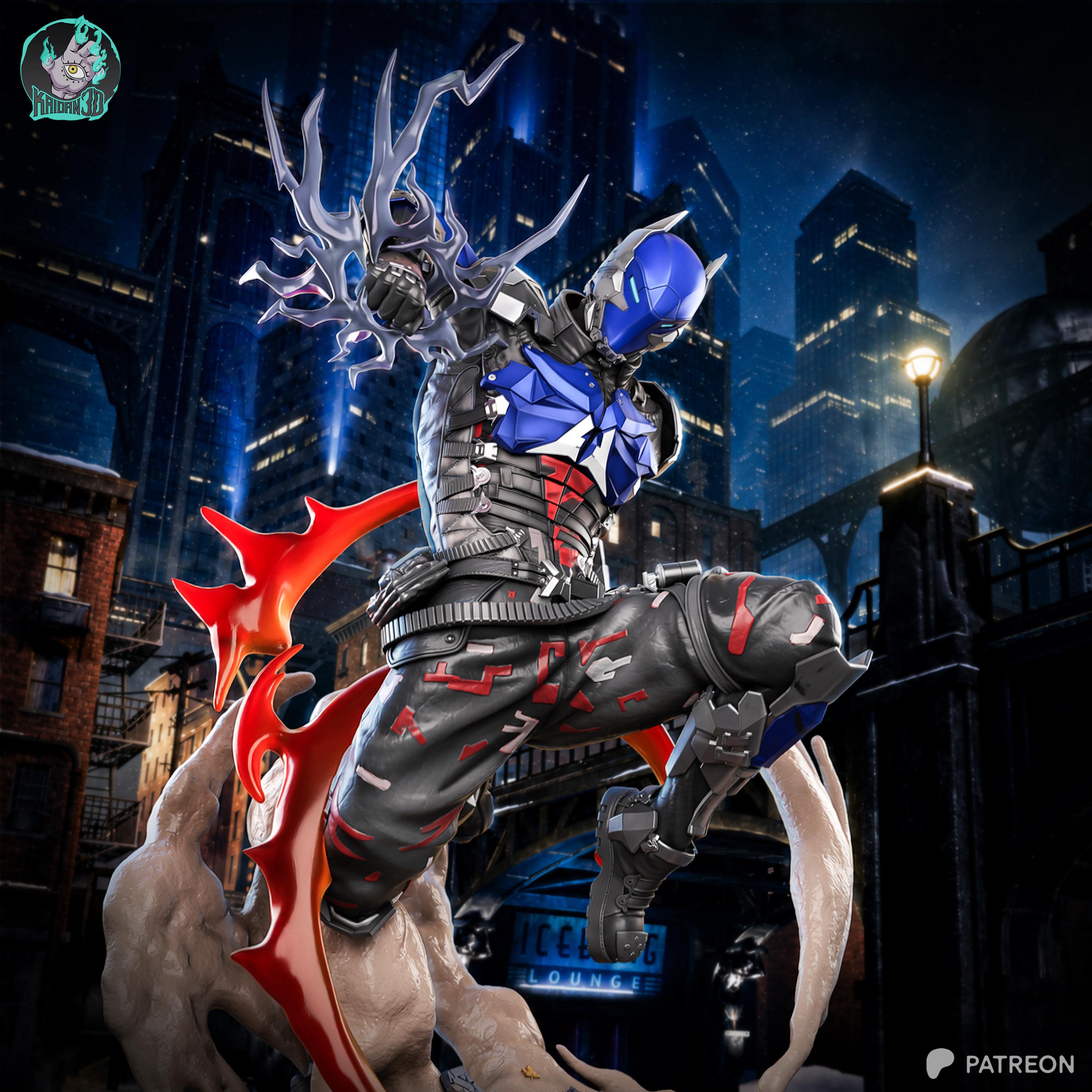 Knight Of The City - Comic Hero Vigilante Arkham Knight Resin Figure 16K