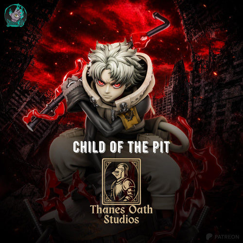 Child Of The Pit - Urban Fantasy Dark Junkyard Rudo Resin Figure 16K
