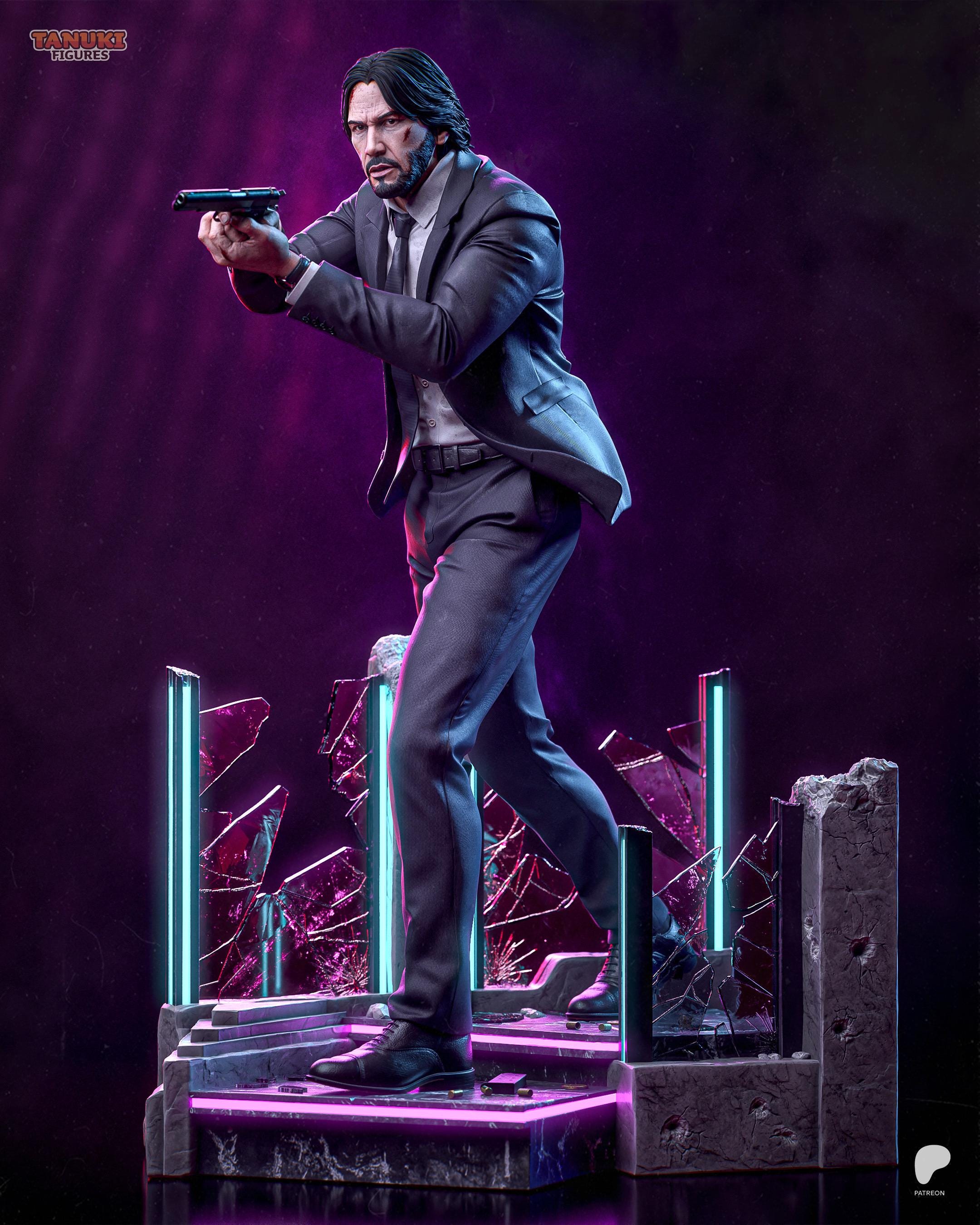 The Baba Yaga - Tactical Assassin Vengeance John Wick Resin Figure 16K