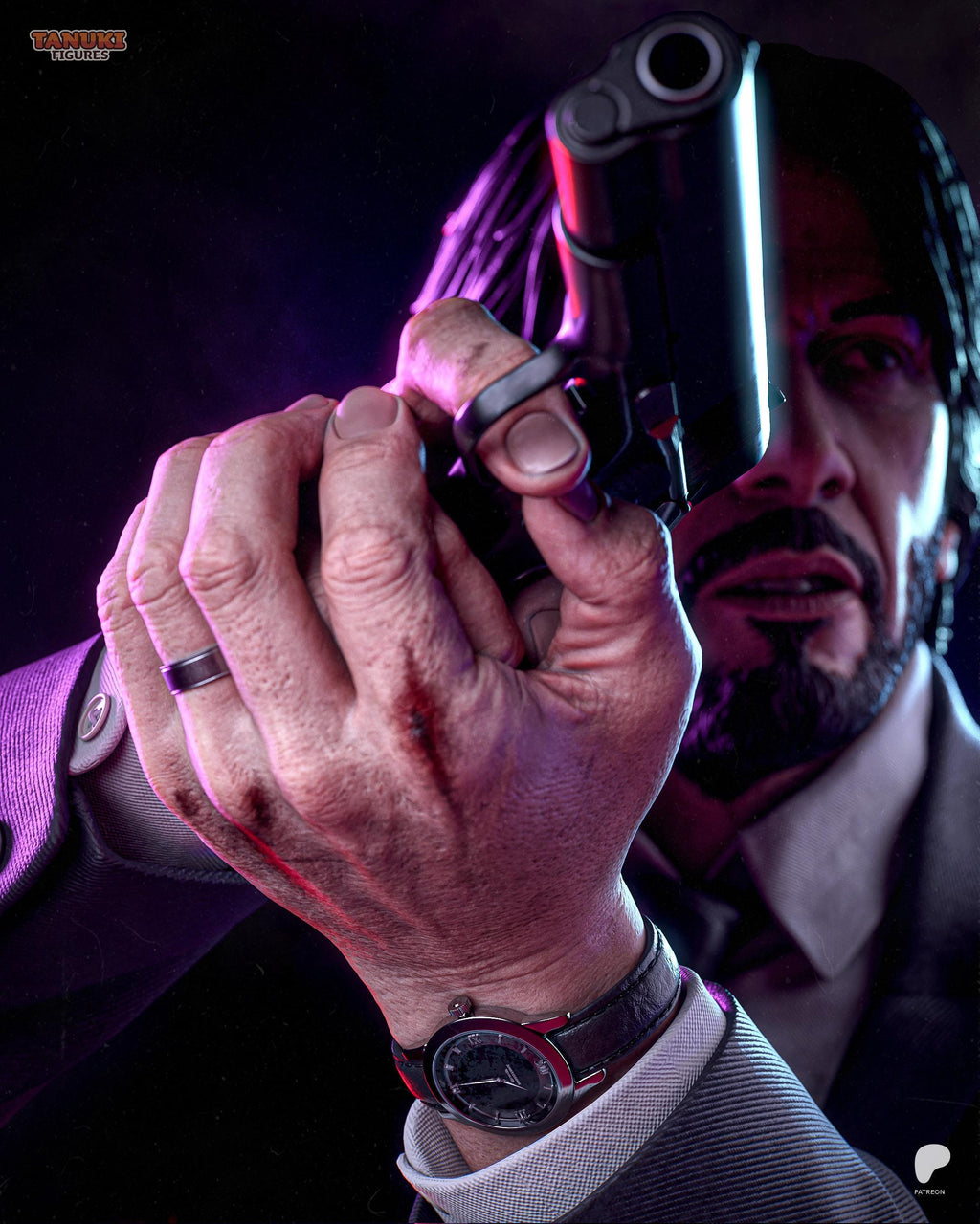 The Baba Yaga - Tactical Assassin Vengeance John Wick Resin Figure 16K