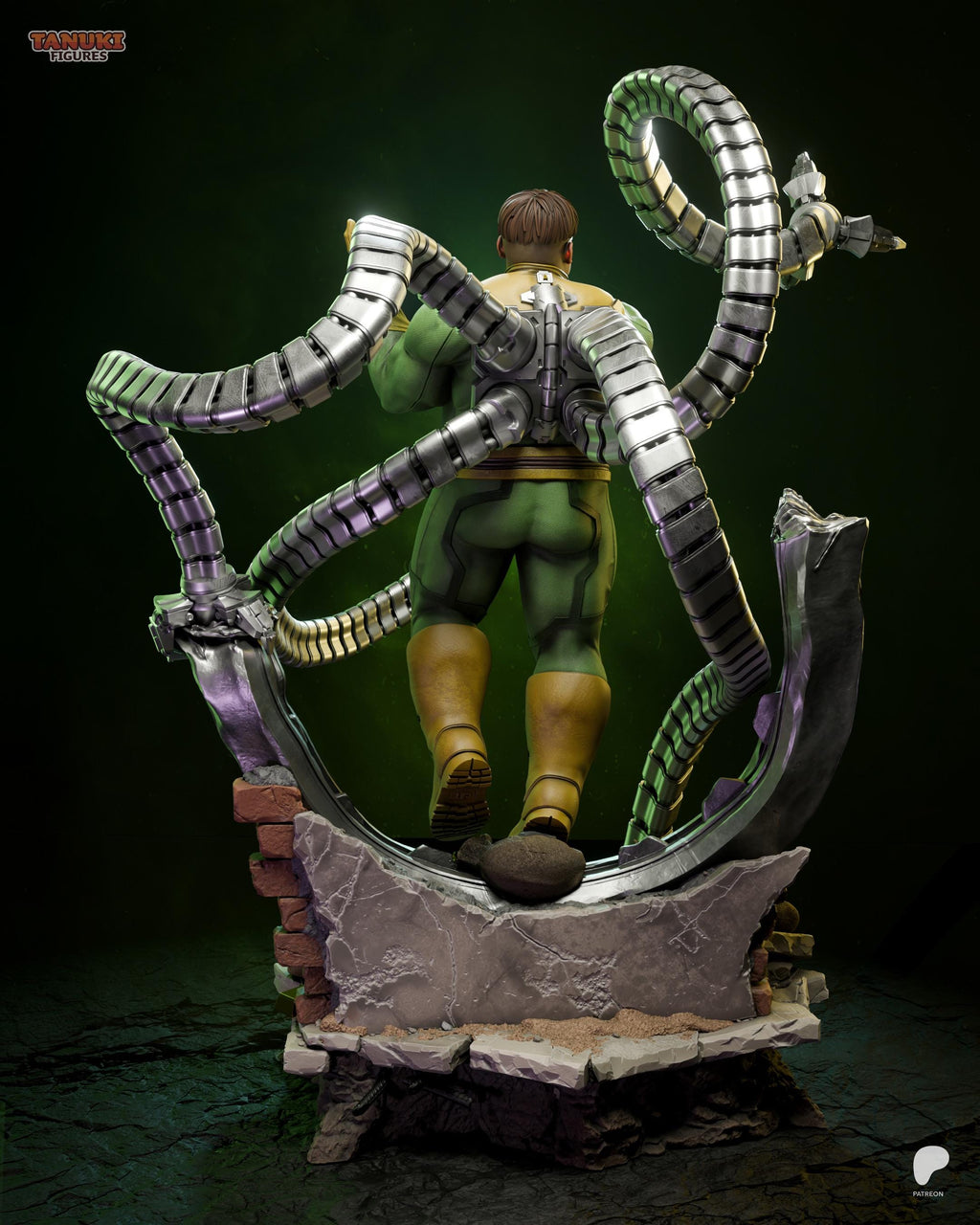 The Mechanical Menace - Genius Inventor Comic Villian Doctor Octopus Resin Figure 16K