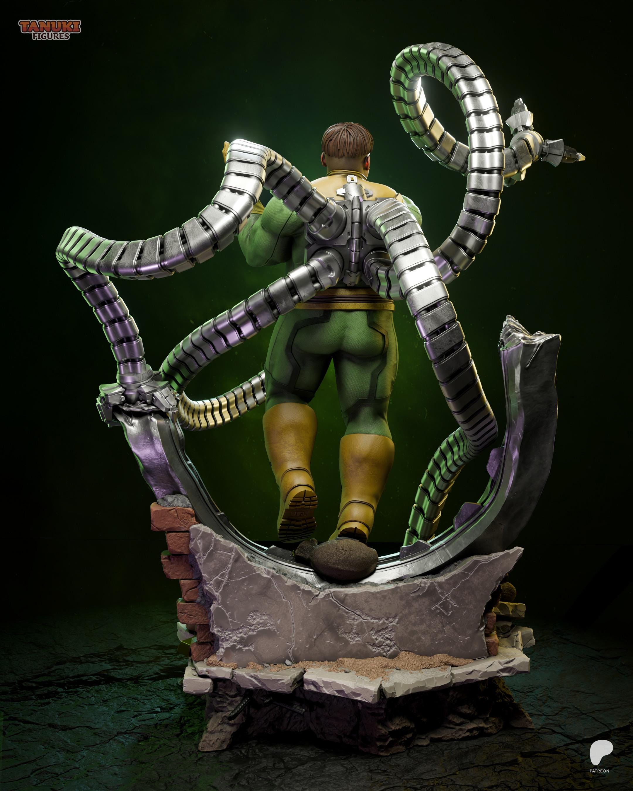 The Mechanical Menace - Genius Inventor Comic Villian Doctor Octopus Resin Figure 16K