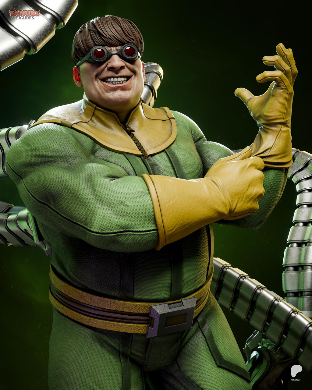 The Mechanical Menace - Genius Inventor Comic Villian Doctor Octopus Resin Figure 16K