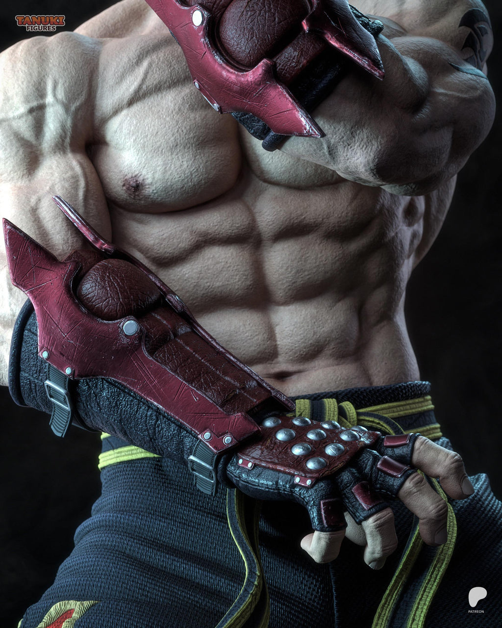 Heir Of The Devil Gene - Martial Artist Dark Fighter Jin Kazama Resin Figure 16K