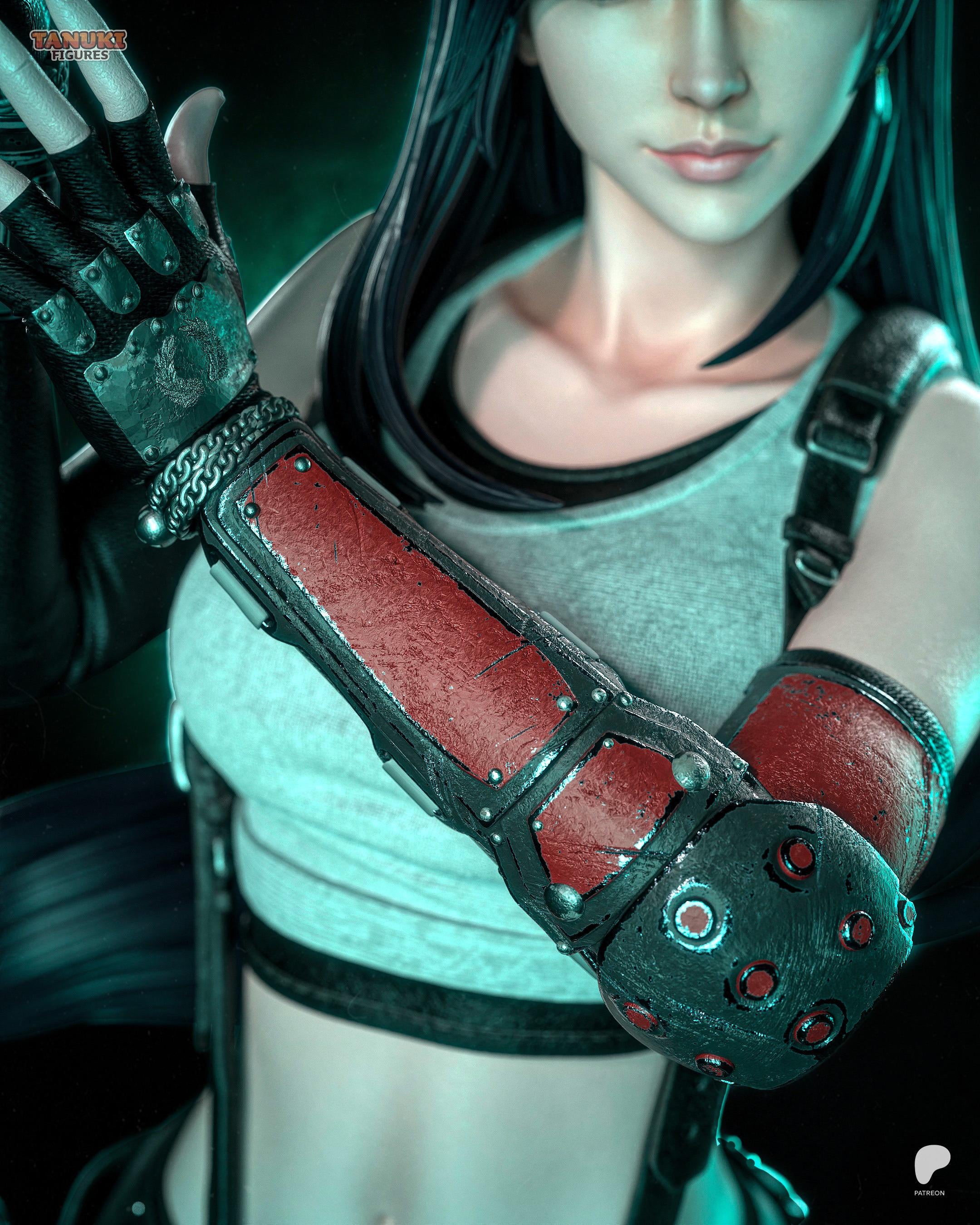 Heart Of Avalanche - Fantasy Elegant Martial Artist Tifa Lockhart Resin Figure 16K