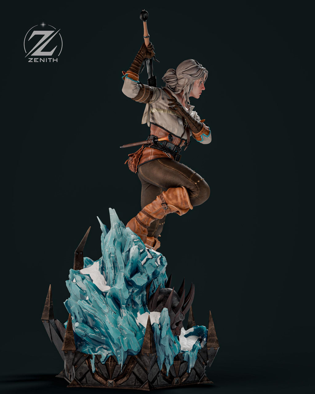 The Lion Cub - Monster Hunter Slayer Elder Blood Ciri Resin Figure 16K