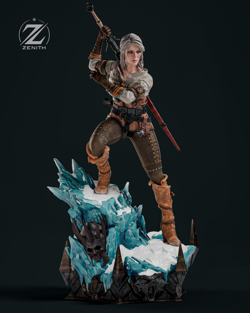 The Lion Cub - Monster Hunter Slayer Elder Blood Ciri Resin Figure 16K