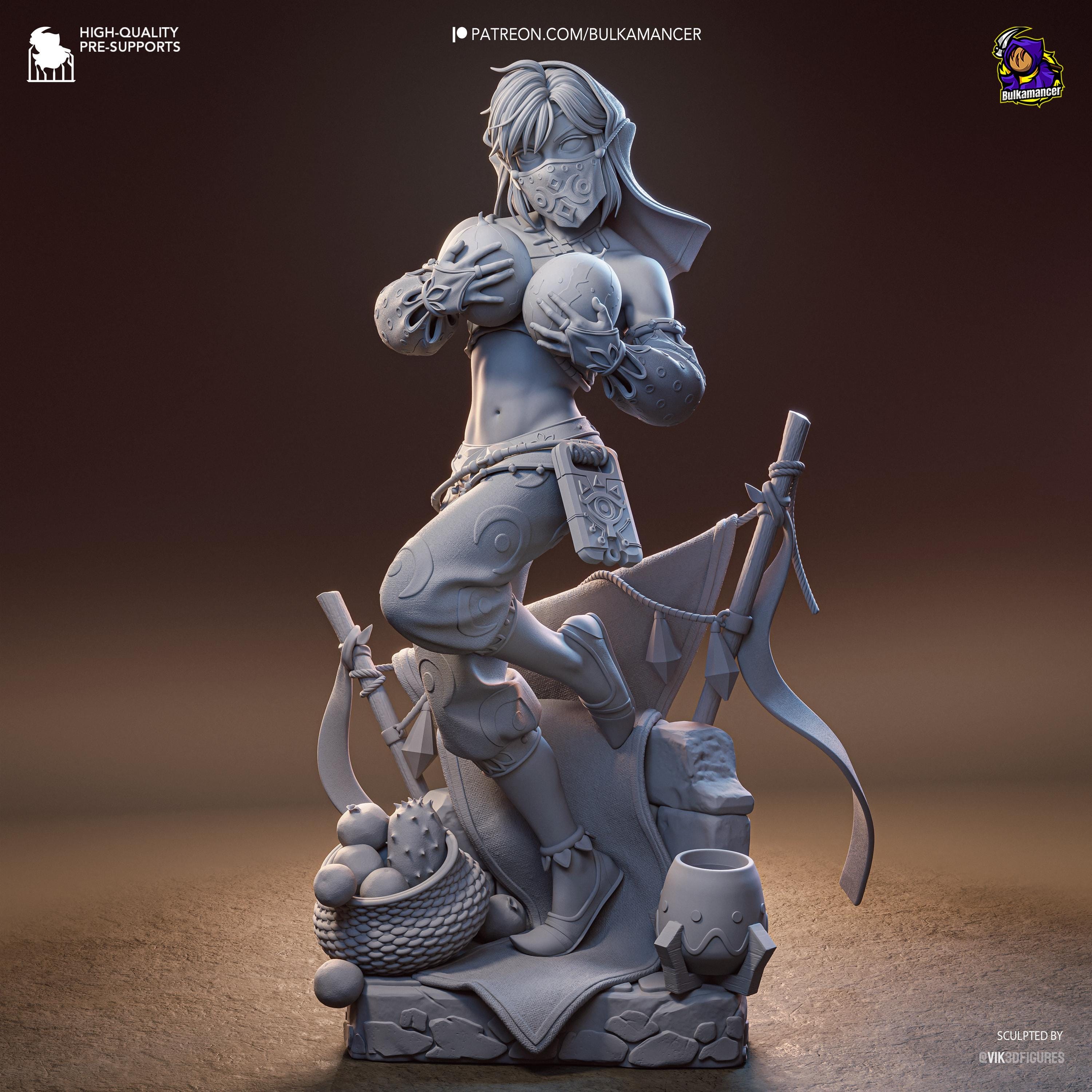 Veil Of Gerudo - Fantasy Elf Desert Gerudo Link Resin Figure 16K