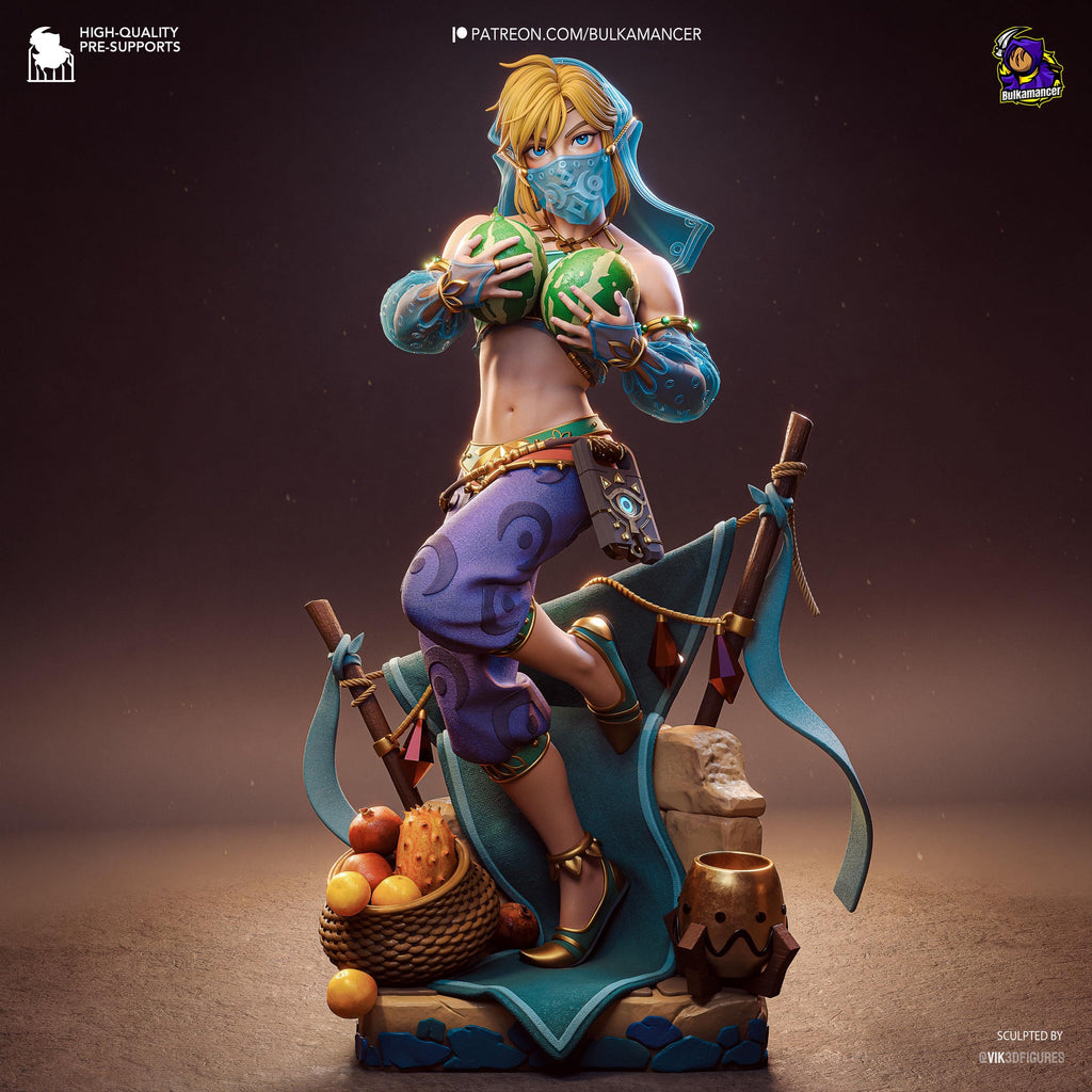 Veil Of Gerudo - Fantasy Elf Desert Gerudo Link Resin Figure 16K