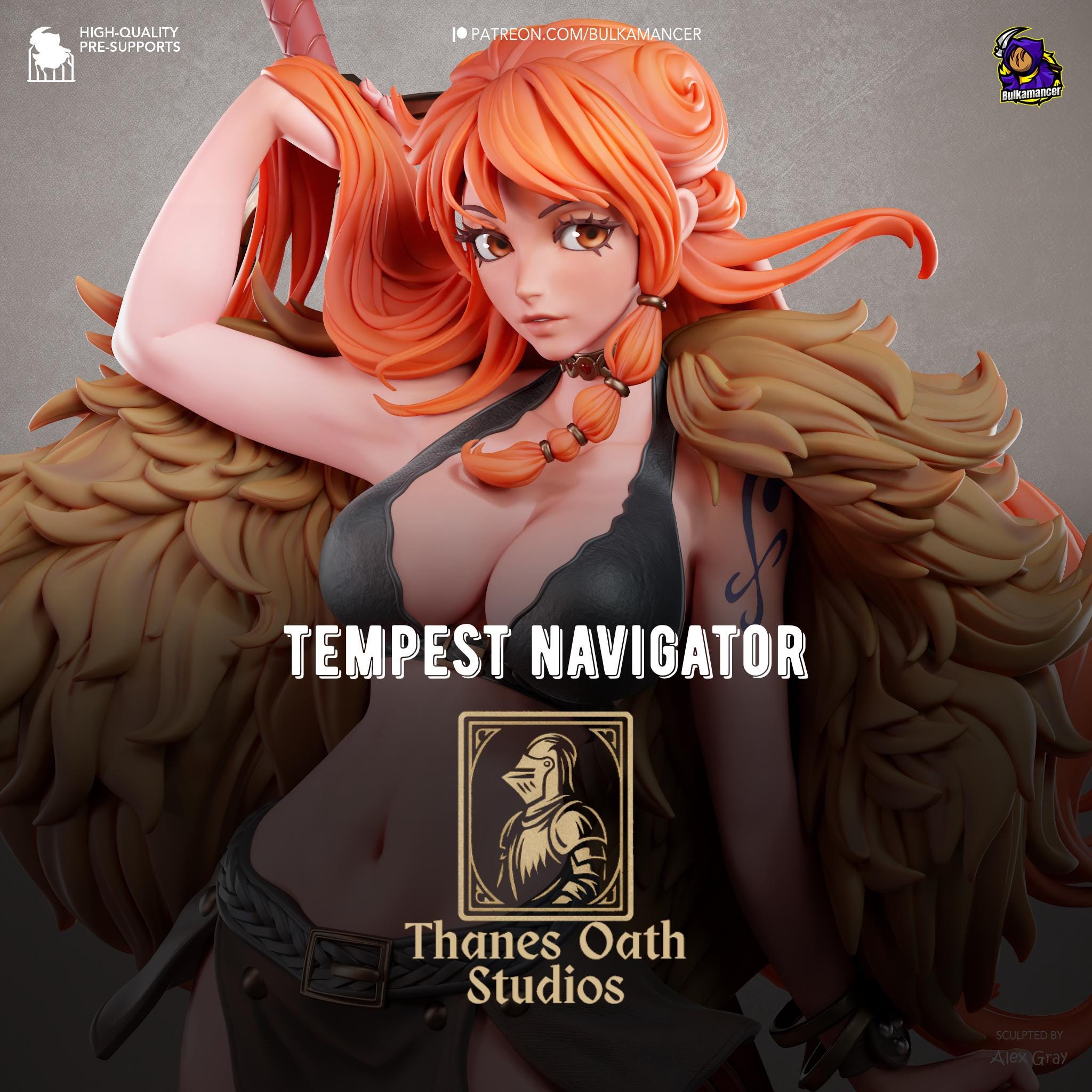 Tempest Navigator - Anime Pirate Explorer Nami Resin Figure 16K