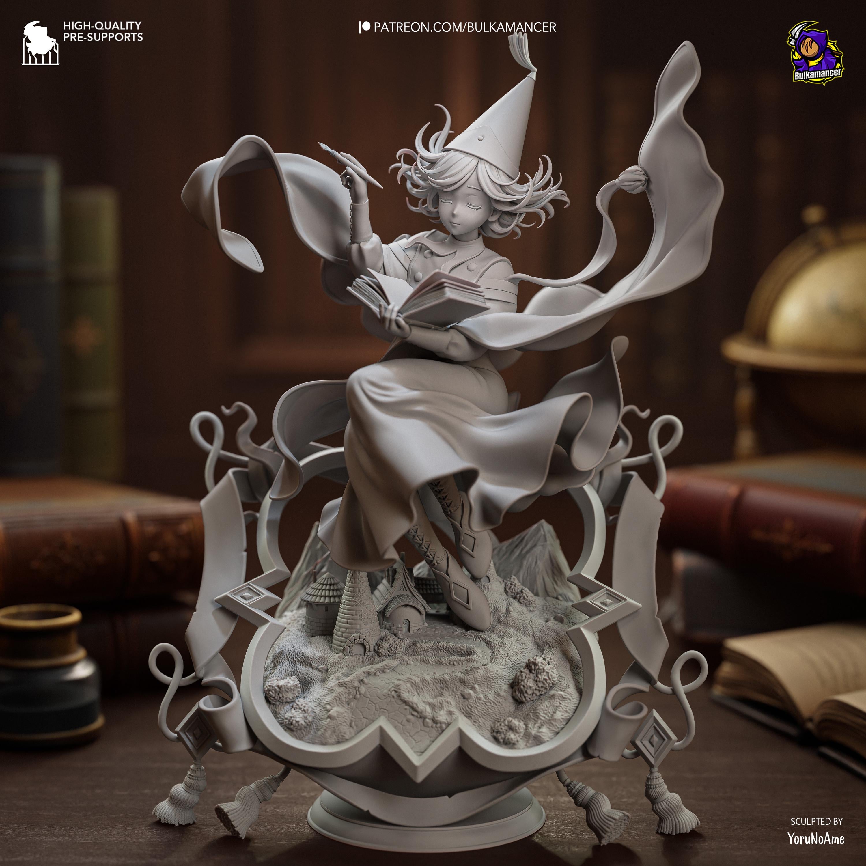 Apprentice Of Wonder - Fantasy Witch Manga Coco Resin Figure 16K