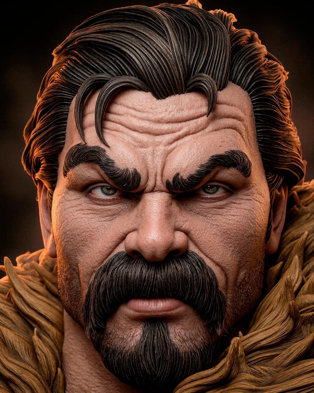The Great Hunter - Comic Villian Last Hunt Kraven The Hunter Resin Figure 16K