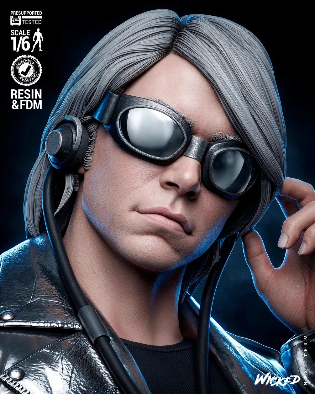 Silver Velocity - Comic Supehero Speedster Quicksilver Resin Figure 16K