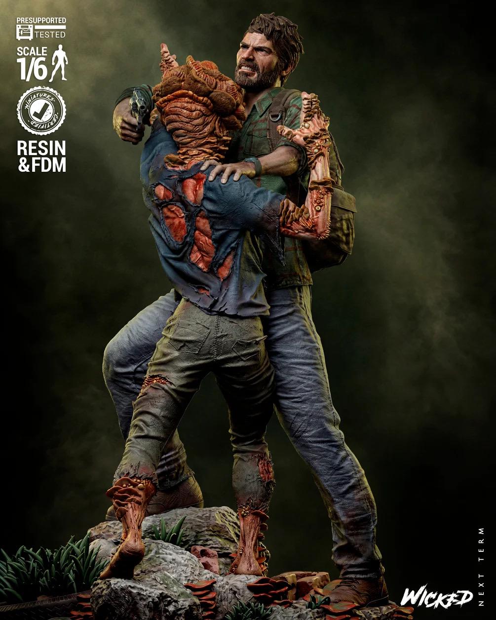 A Father’s Promise - Zombie Apocalypse Survivor Joel Resin Figure 16K