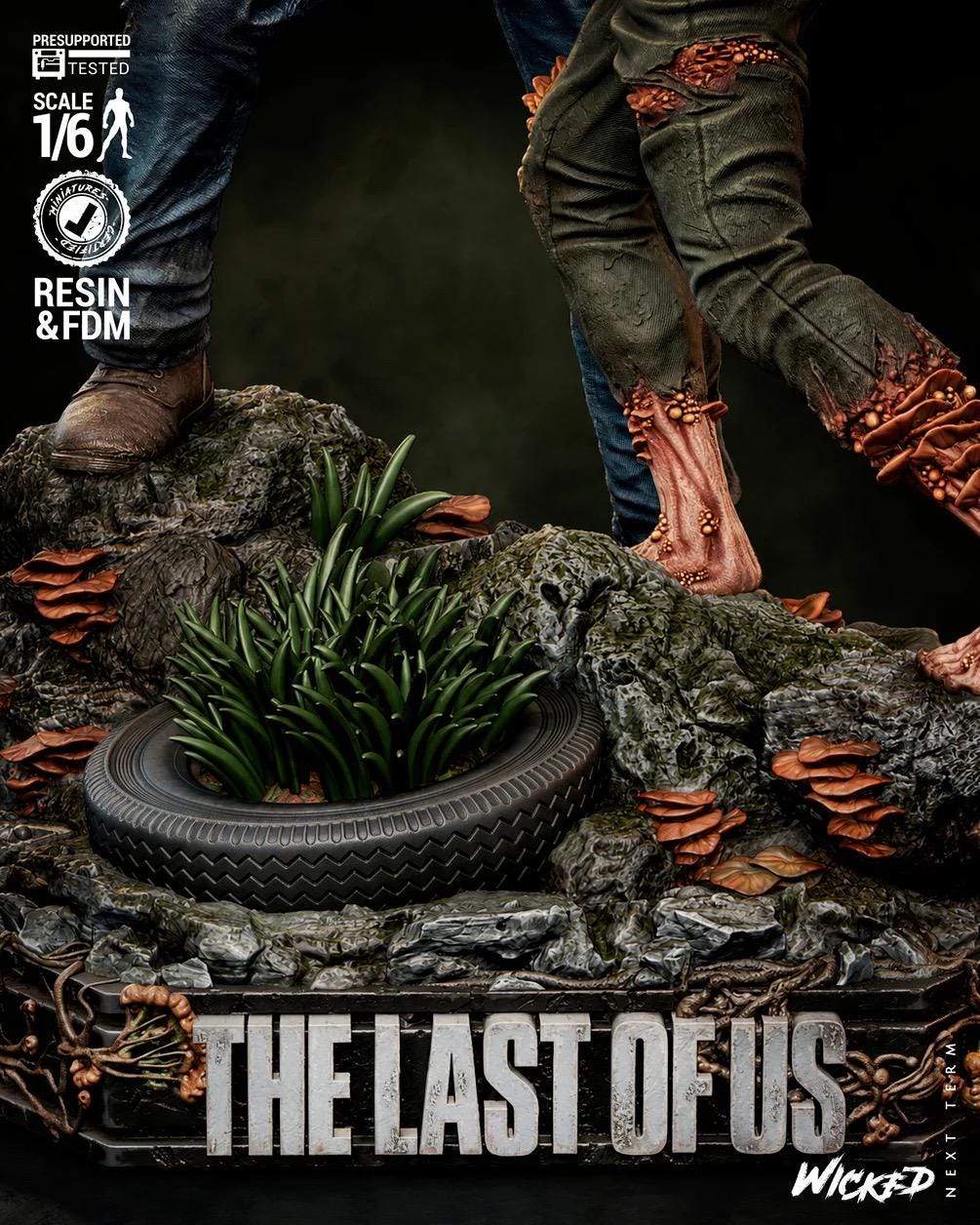 A Father’s Promise - Zombie Apocalypse Survivor Joel Resin Figure 16K