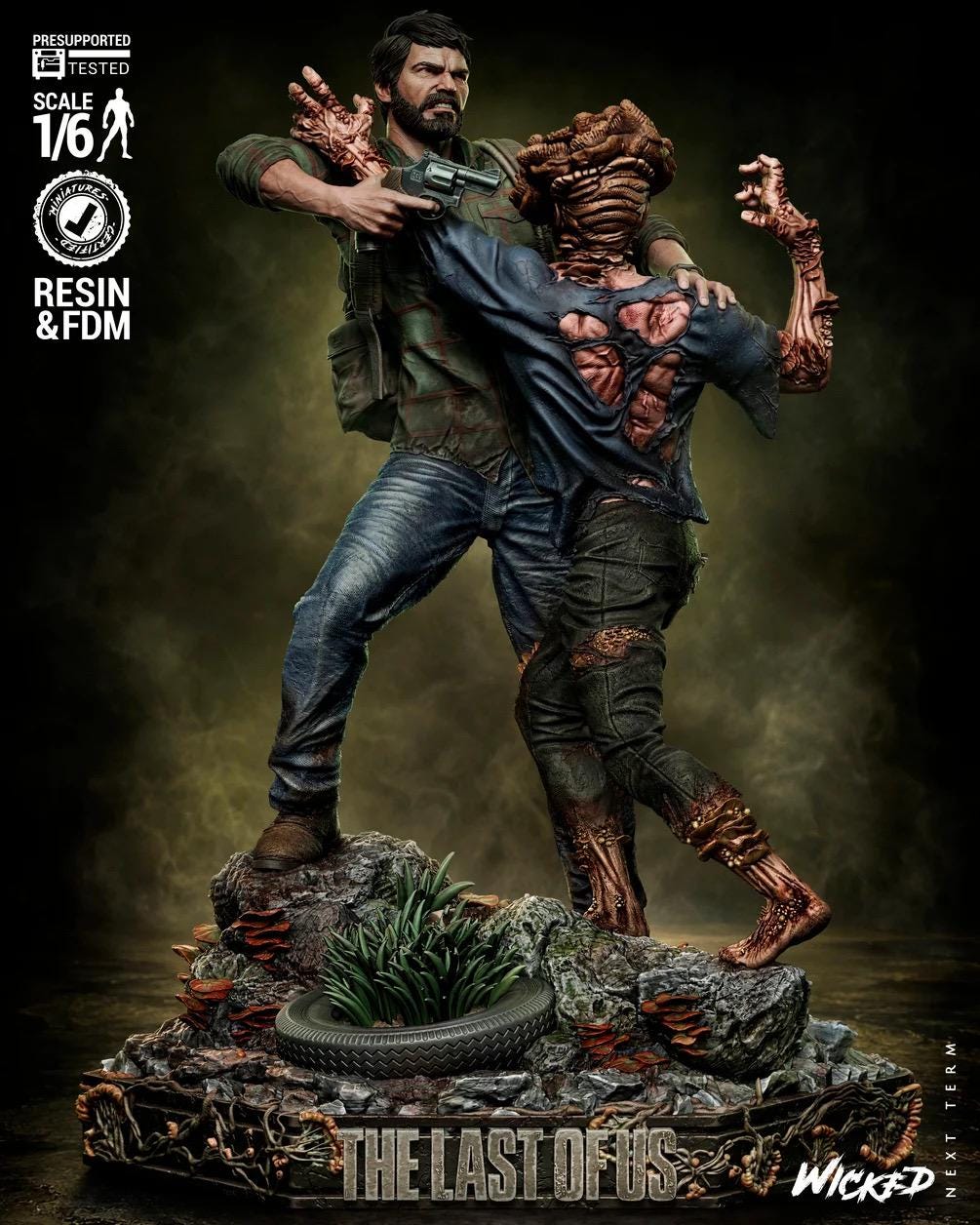 A Father’s Promise - Zombie Apocalypse Survivor Joel Resin Figure 16K