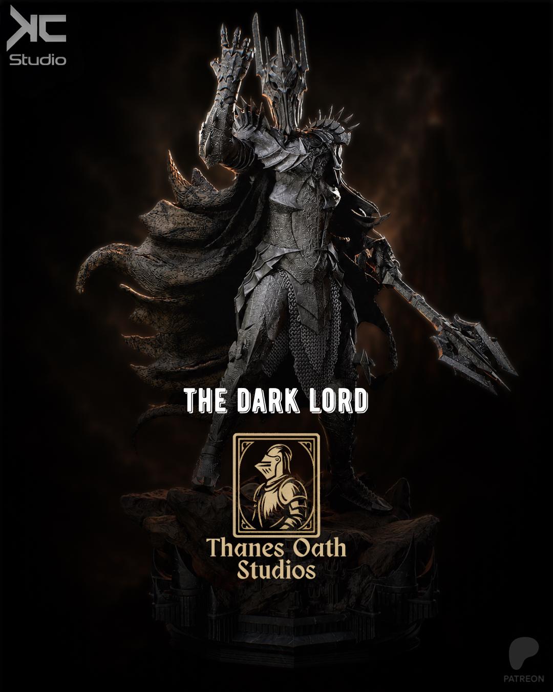 The Dark Lord - Fantasy Villian Ring Maker Sauron Resin Figure 16K