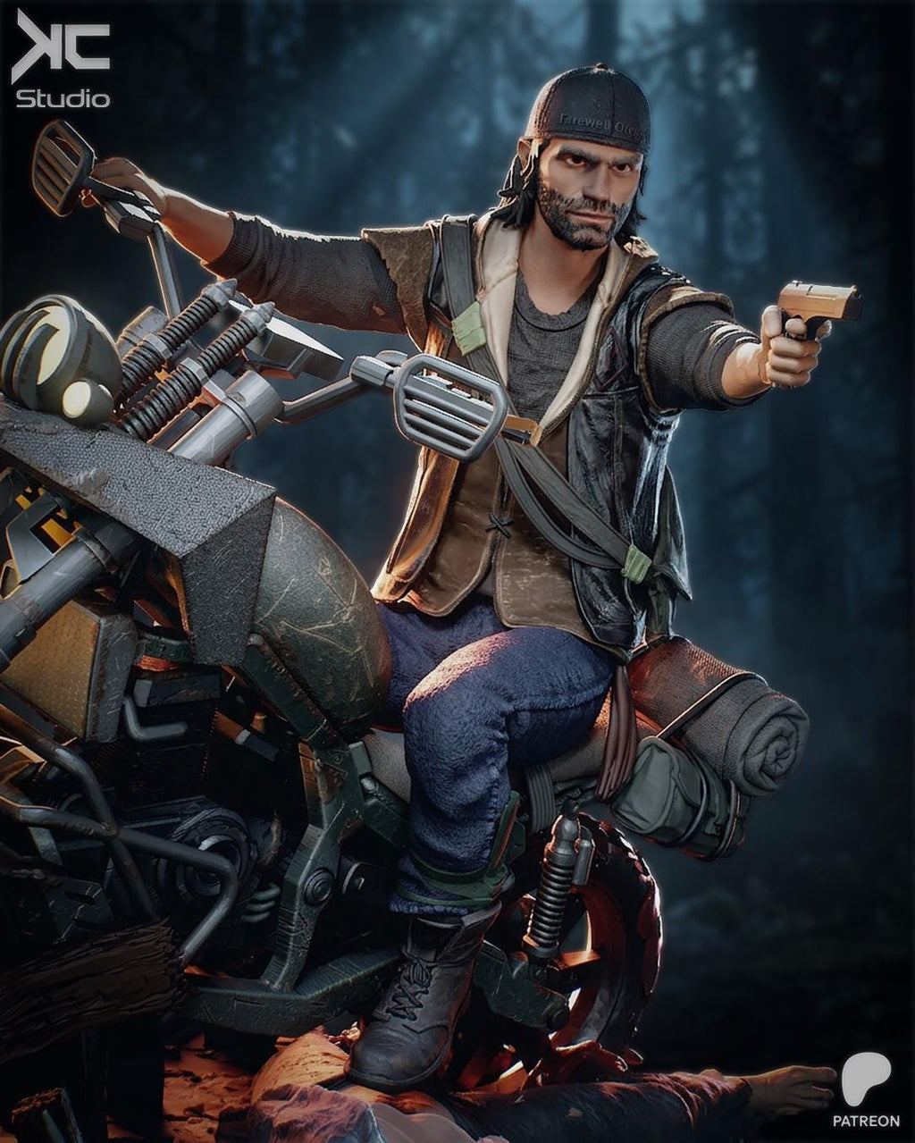 Drifter - Zombie Outbreak Survivor Deacon St. John Resin Figure 16K