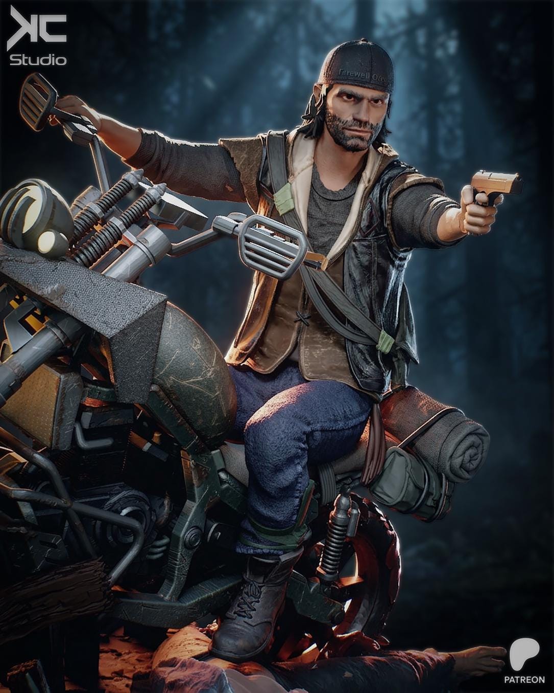 Drifter - Zombie Outbreak Survivor Deacon St. John Resin Figure 16K
