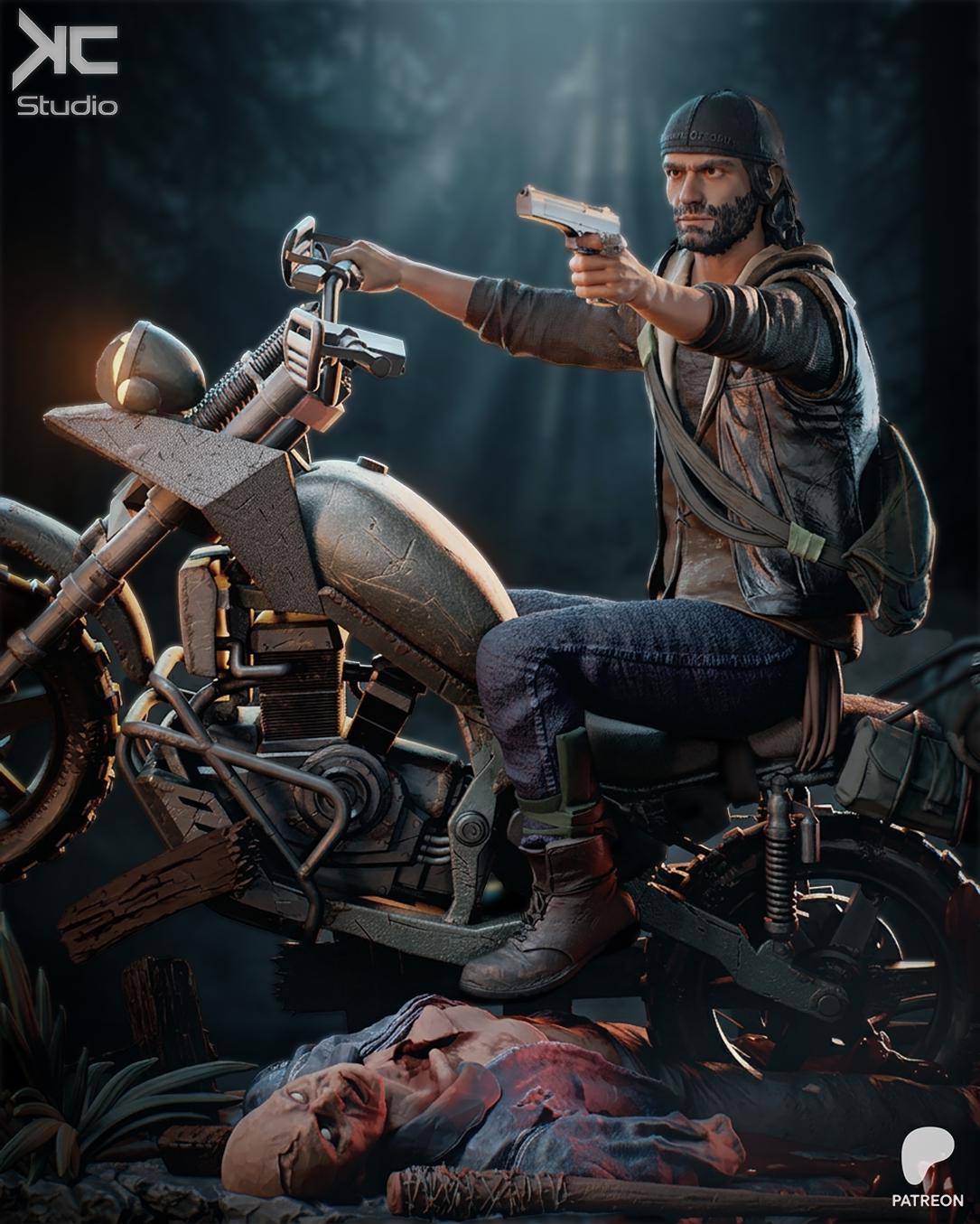 Drifter - Zombie Outbreak Survivor Deacon St. John Resin Figure 16K