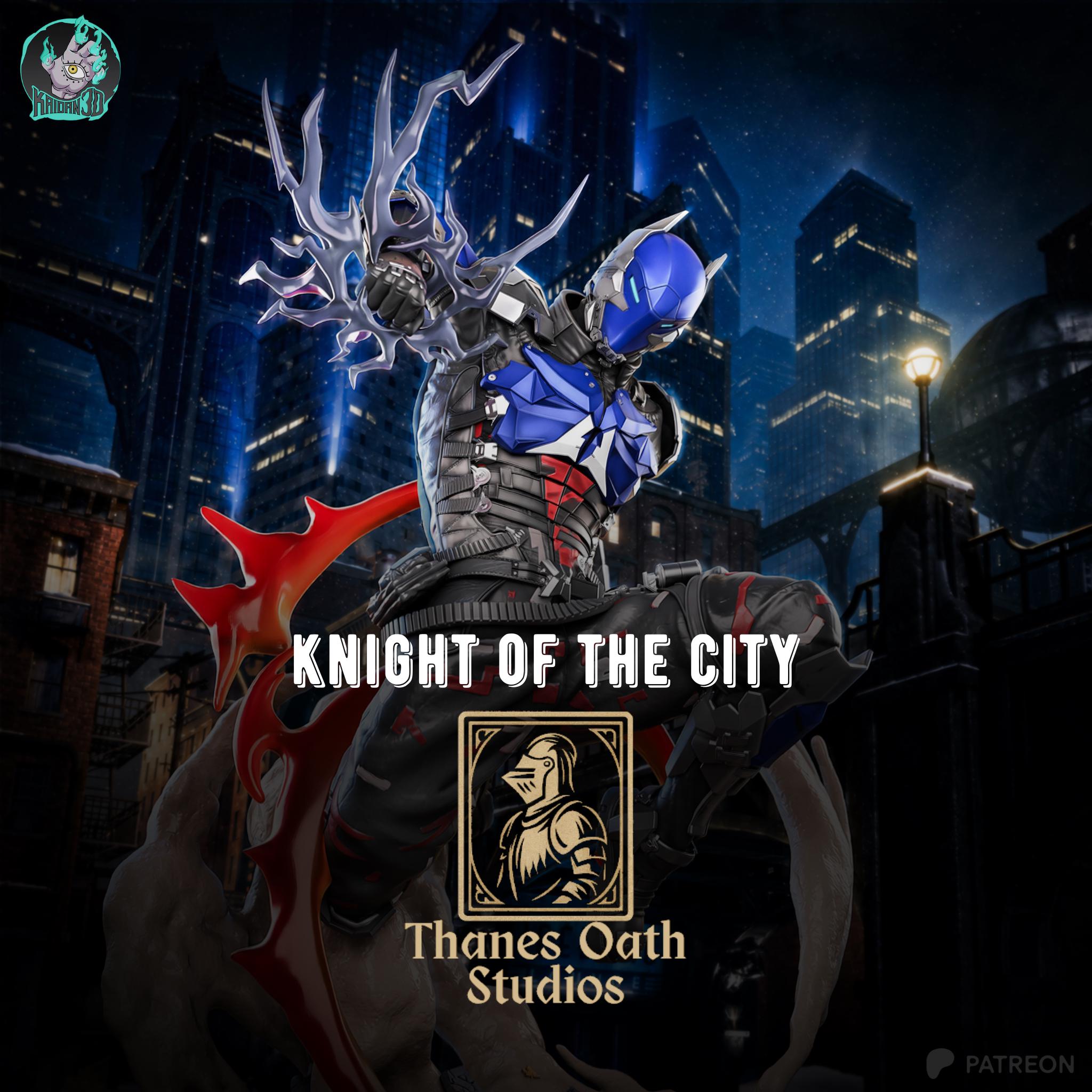 Knight Of The City - Comic Hero Vigilante Arkham Knight Resin Figure 16K