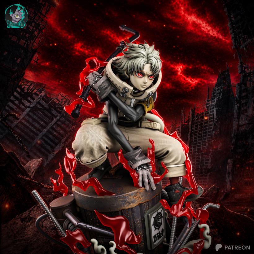 Child Of The Pit - Urban Fantasy Dark Junkyard Rudo Resin Figure 16K