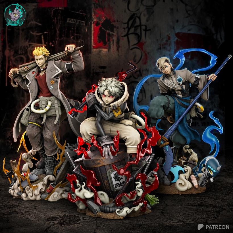 Child Of The Pit - Urban Fantasy Dark Junkyard Rudo Resin Figure 16K