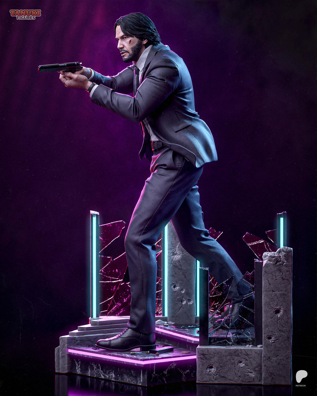 The Baba Yaga - Tactical Assassin Vengeance John Wick Resin Figure 16K