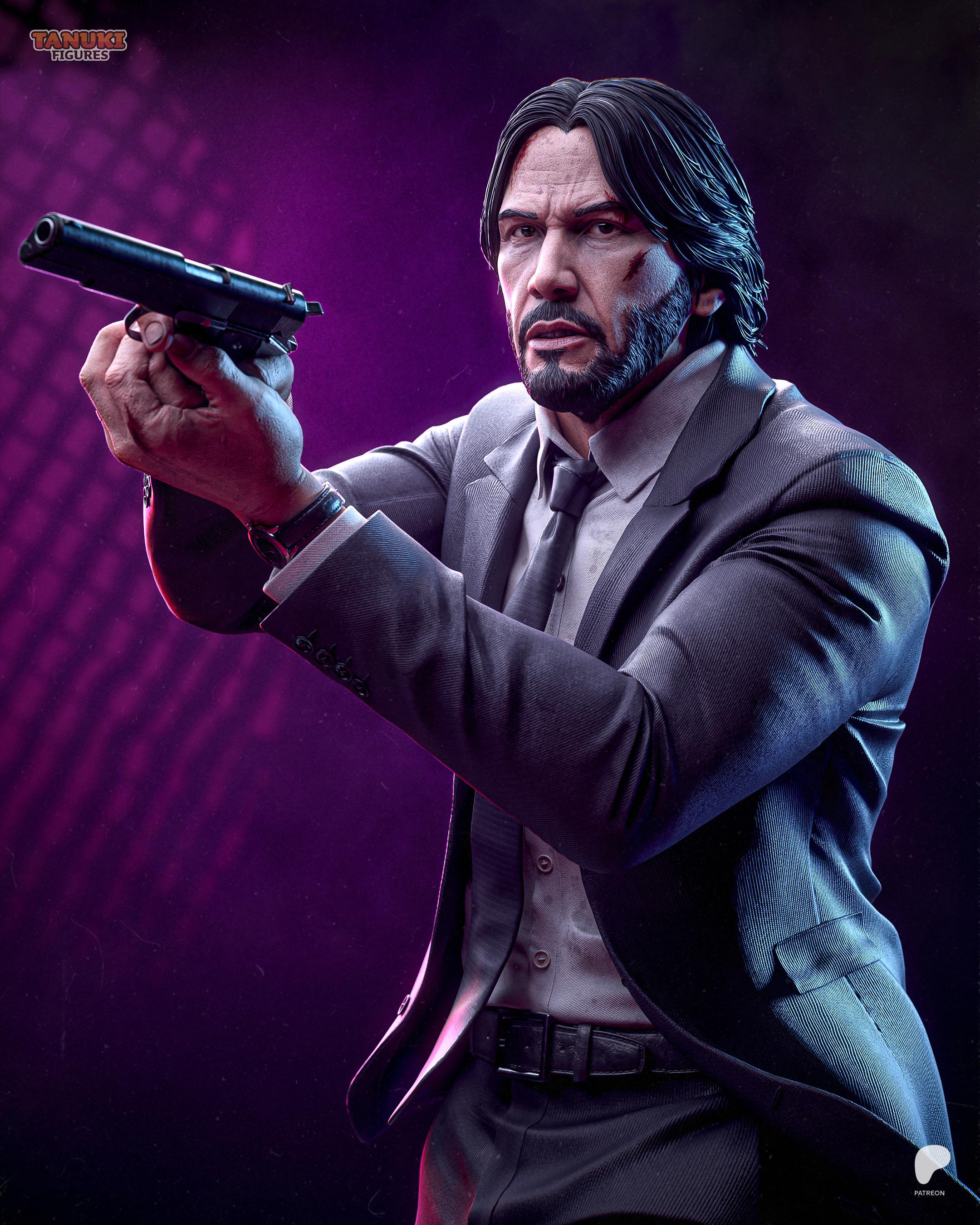 The Baba Yaga - Tactical Assassin Vengeance John Wick Resin Figure 16K