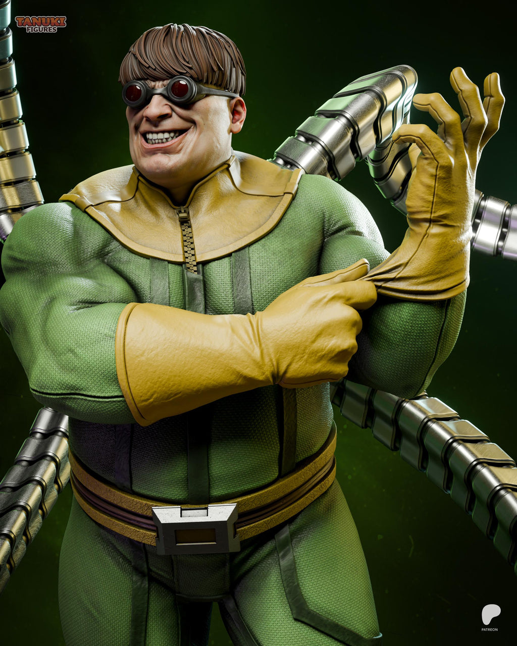 The Mechanical Menace - Genius Inventor Comic Villian Doctor Octopus Resin Figure 16K