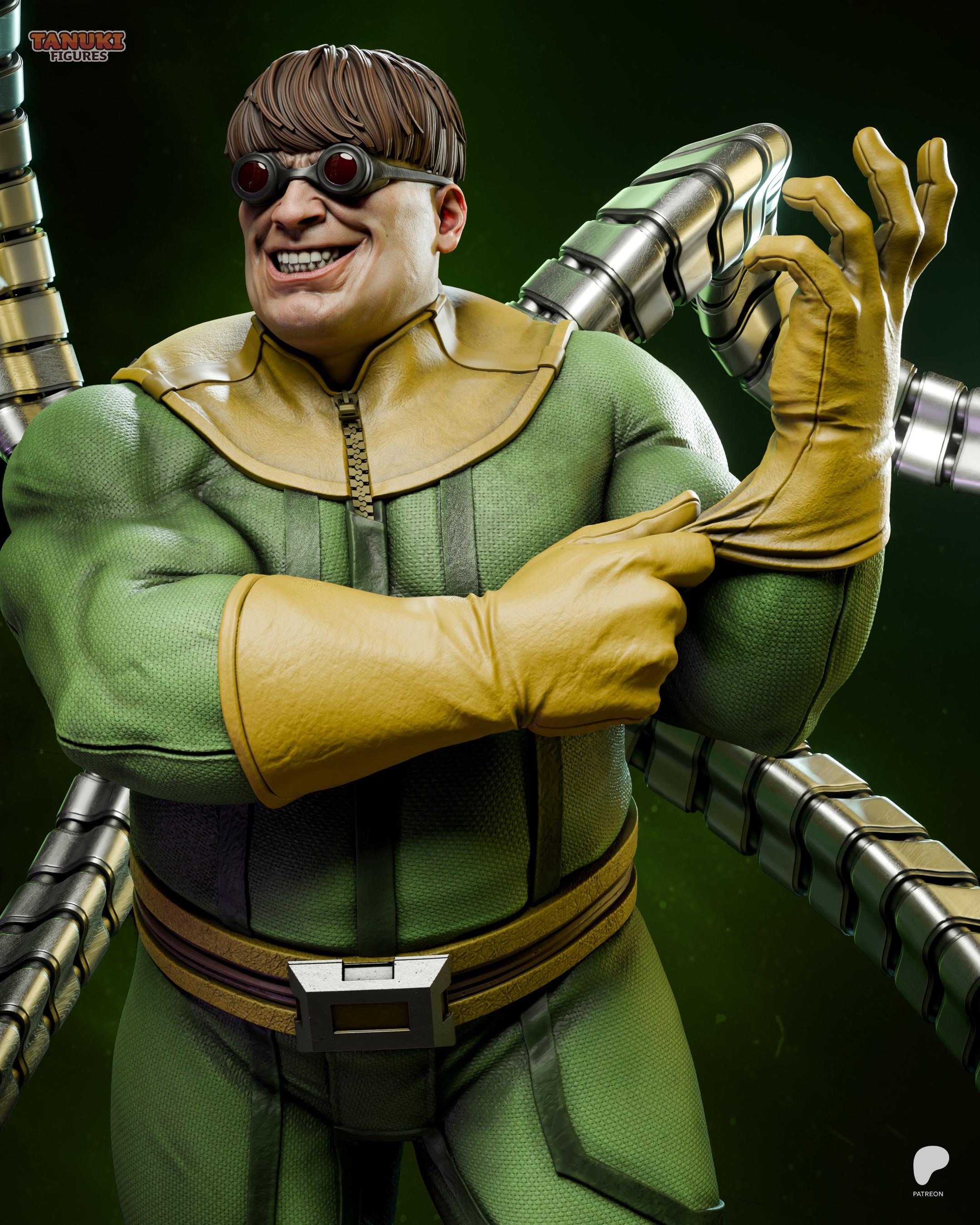 The Mechanical Menace - Genius Inventor Comic Villian Doctor Octopus Resin Figure 16K