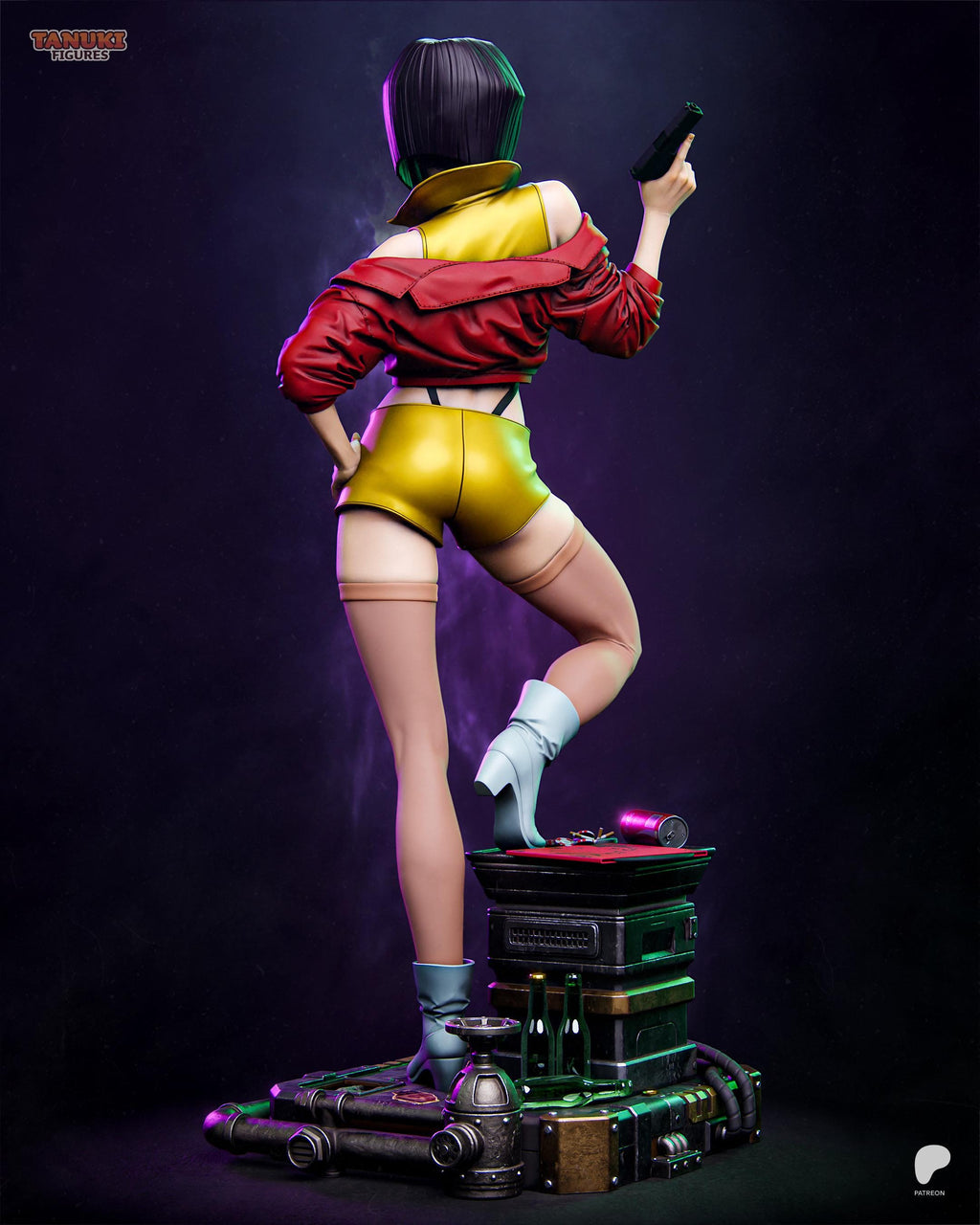 Space Bounty - Space Western Bounty Hunter Faye Valentine Resin Figure 16K