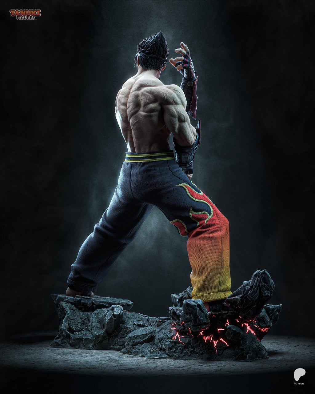 Heir Of The Devil Gene - Martial Artist Dark Fighter Jin Kazama Resin Figure 16K