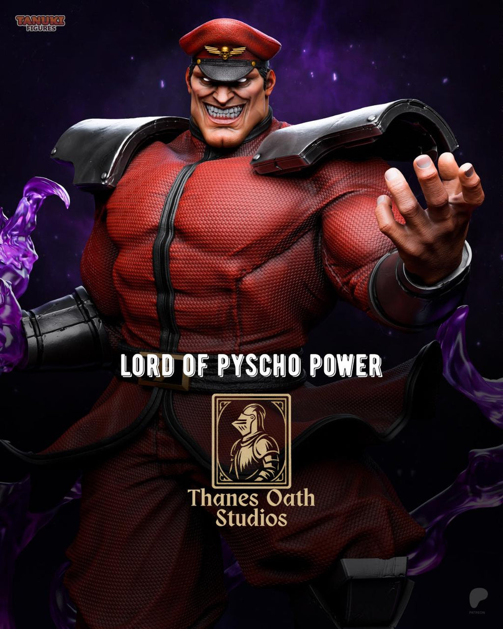 Lord Of Psycho Power - Ruthless Dark Energy M. Bison Street Fighter Resin Figure 16K