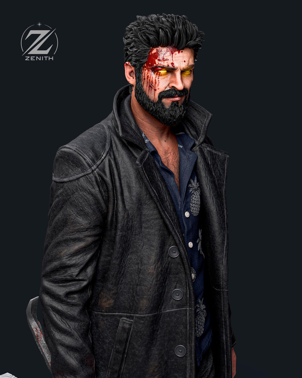 Shock And Awe - Determined Supe Killer Billy Butcher Resin Figure 16K