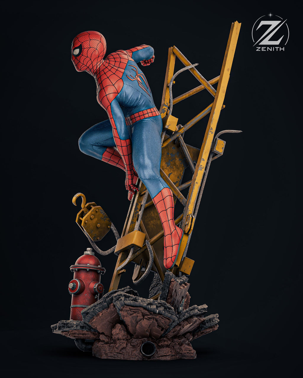 The Arachnid Avenger - Agile Web Slinger Superhero Spider-Man Resin Figure 16K